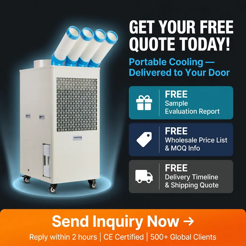 OEM Custom Logo Industrial Portable Air Conditioner 110V 220V 380V Multi-Voltage Low MOQ Factory Direct Supply