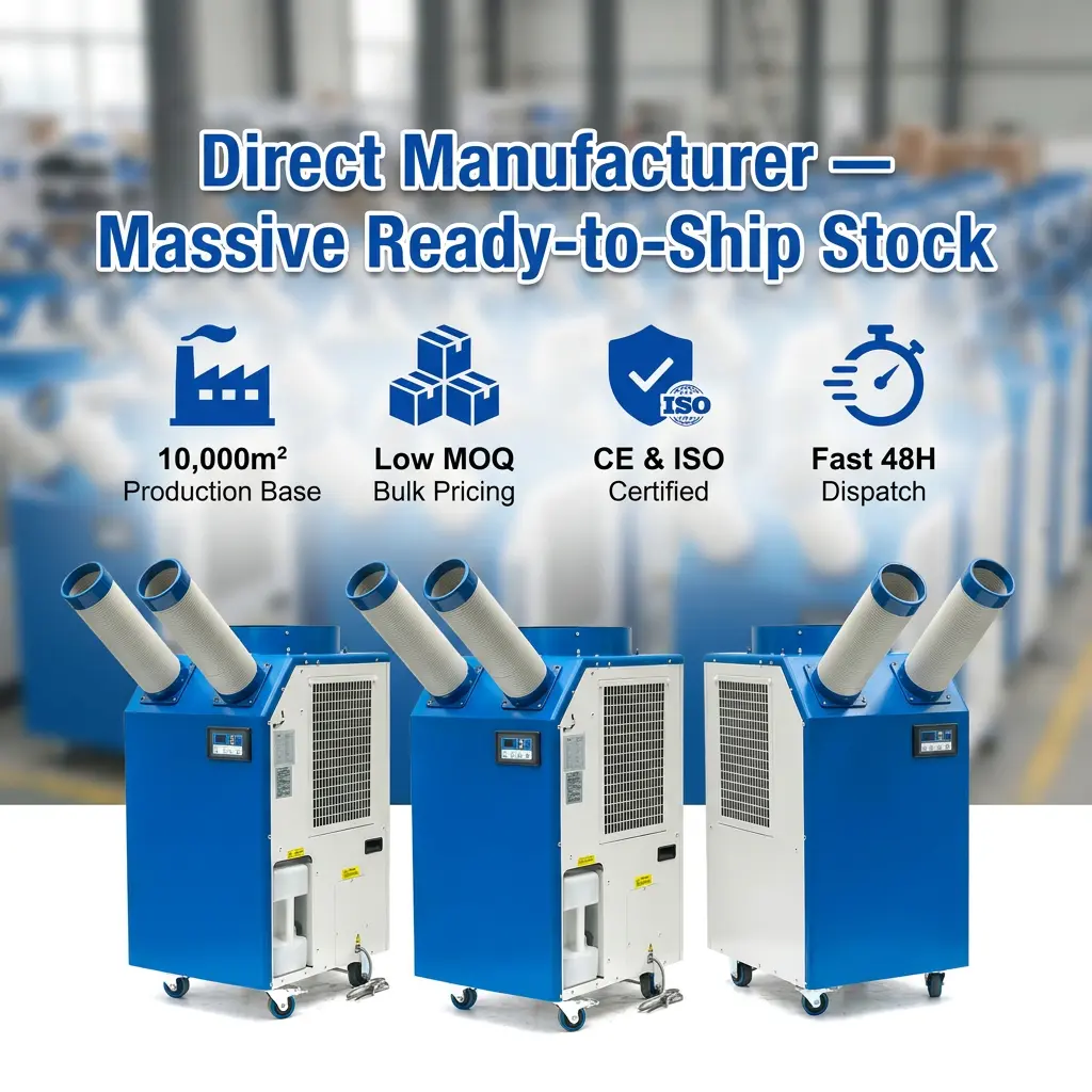Altera 14L Magnae Lacus 2700W Power 9300BTU Gyratorius Compressor Portable Macula Cooler Industrial Aeris Conditioner pro Workshop