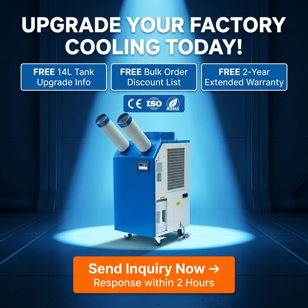 Altera 14L Magnae Lacus 2700W Power 9300BTU Gyratorius Compressor Portable Macula Cooler Industrial Aeris Conditioner pro Workshop
