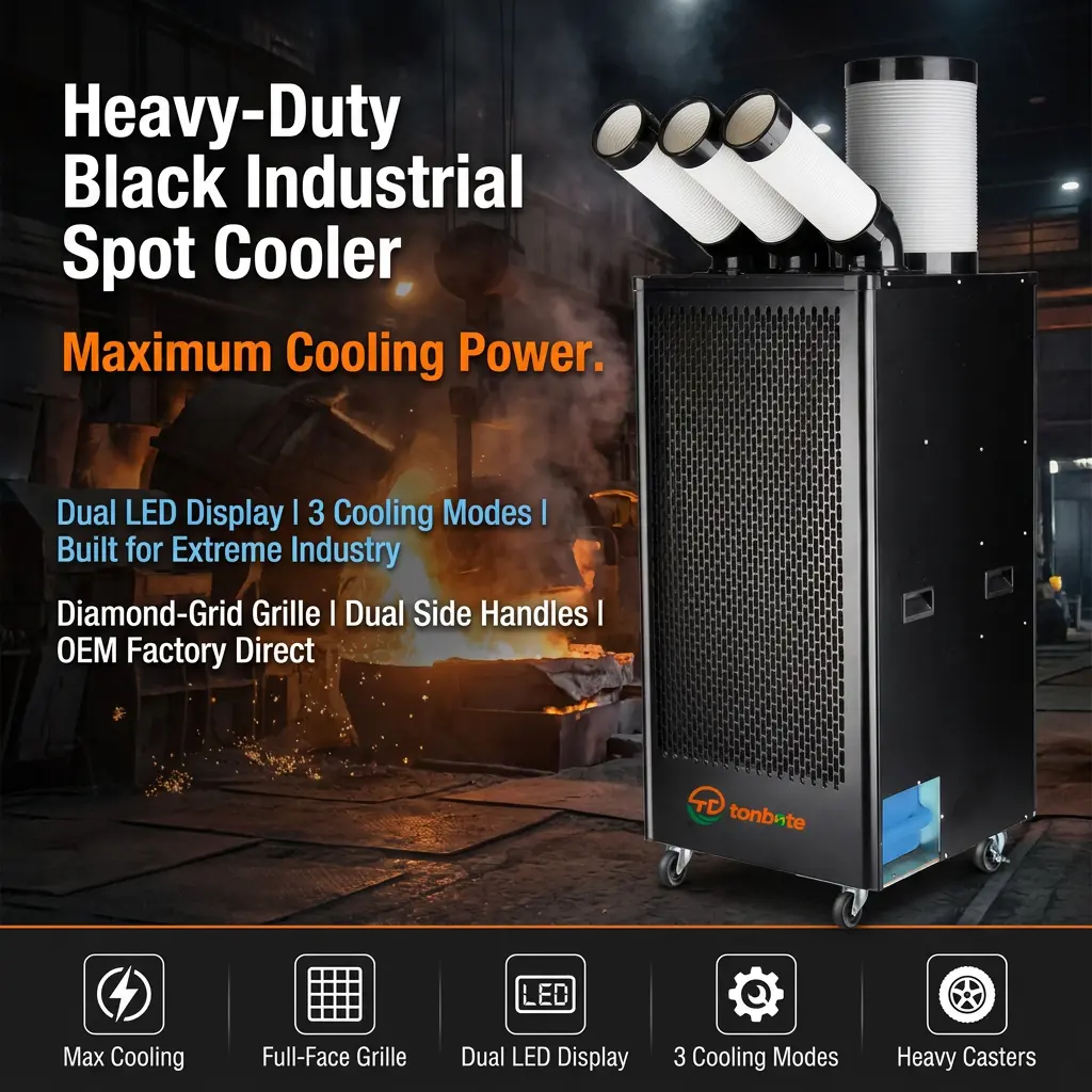 Magnum Portable Industrial Macula Cooler 1200m3h High Airflow 7m / s Long Range III-Minutum Celeri Cool LCD Smart Imperium Magnum Portable Industrial Macula Cooler 1200m3h High Airflow 7m / s Long Range III-Minutum Celeri Cool LCD Smart Imperium